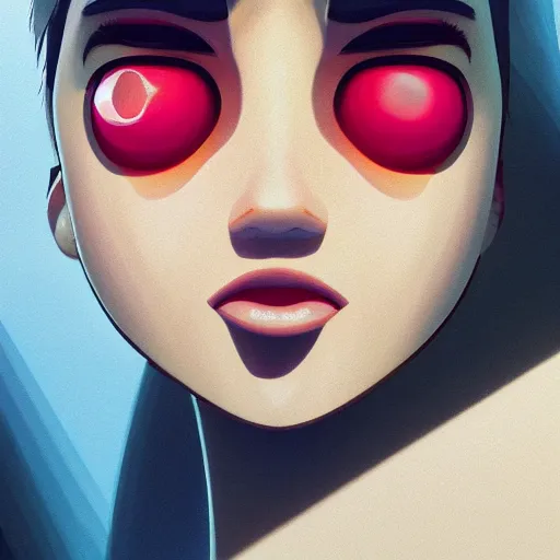 Image similar to face icon stylized minimalist breakfast at tiffany's, loftis, cory behance hd by jesper ejsing, by rhads, makoto shinkai and lois van baarle, ilya kuvshinov, rossdraws global illumination