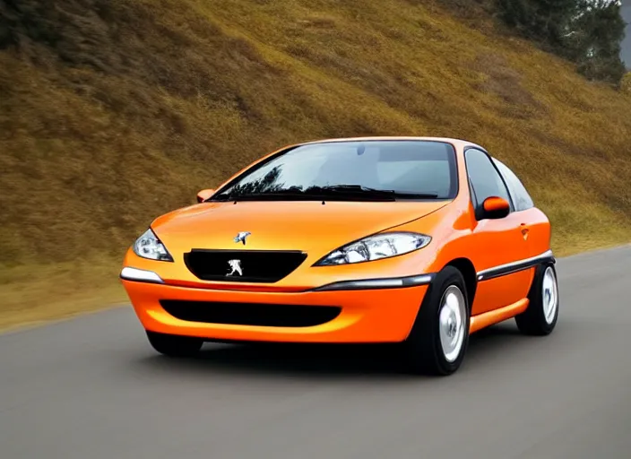 Image similar to peugeot 2 0 6 muscle car