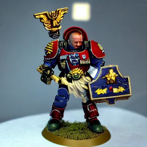 Image similar to Joe Biden as a space marine