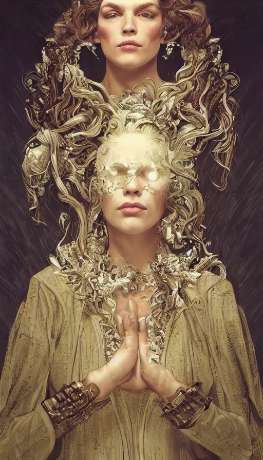 Prompt: the mayor, fatm greasy, rich, fame of thrones, fibonacci, sweat drops, intricate fashion clothing, insane, intricate, highly detailed, surrealistic, digital painting, artstation, concept art, smooth, sharp focus, illustration, Unreal Engine 5, 8K, art by artgerm and greg rutkowski and alphonse mucha