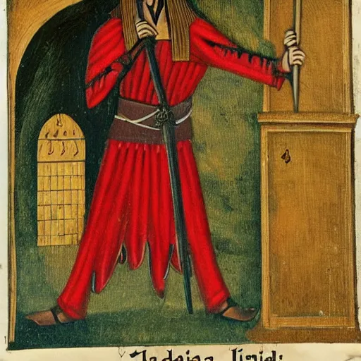 Image similar to a photo of vlad the impaler