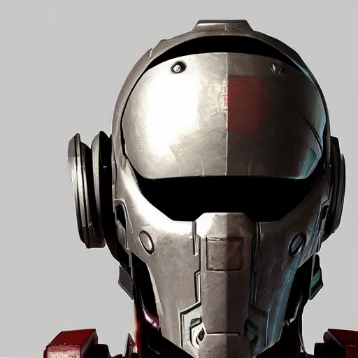 Prompt: cyberpunk helmet stylized borderland sci fiction vray render octane