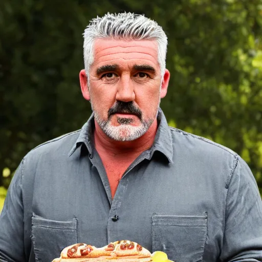 Prompt: disappointed paul hollywood