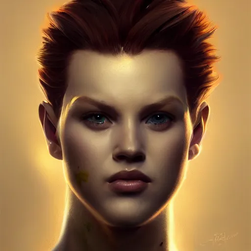 Image similar to mark grayson invincible portrait painting, medium shot, asymmetrical, profile picture, organic painting, sunny day, matte painting, bold shapes, hard edges, street art, trending on artstation, by huang guangjian and gil elvgren and ross tran