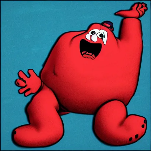 Prompt: the kool - aid man, but realistic