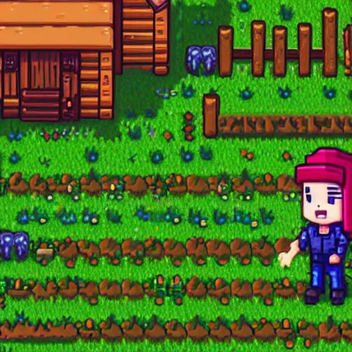 Image similar to abigail from stardew valley