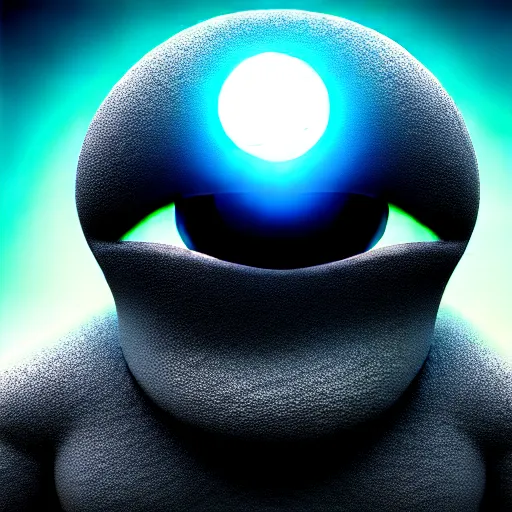 Image similar to a cyclops, giant with 1 eye, high resolution film still, HDR color, 4k