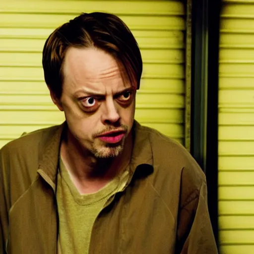 Image similar to Steve Buscemi playing Jesse Pinkman in Breaking-Bad