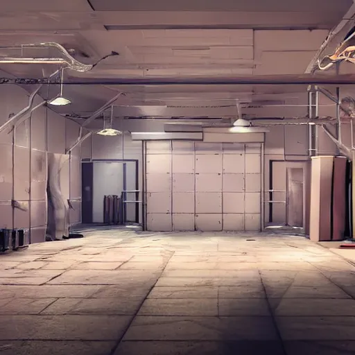 Image similar to inside a secret facility, 4k, cinematic, unreal engine, photorealistic