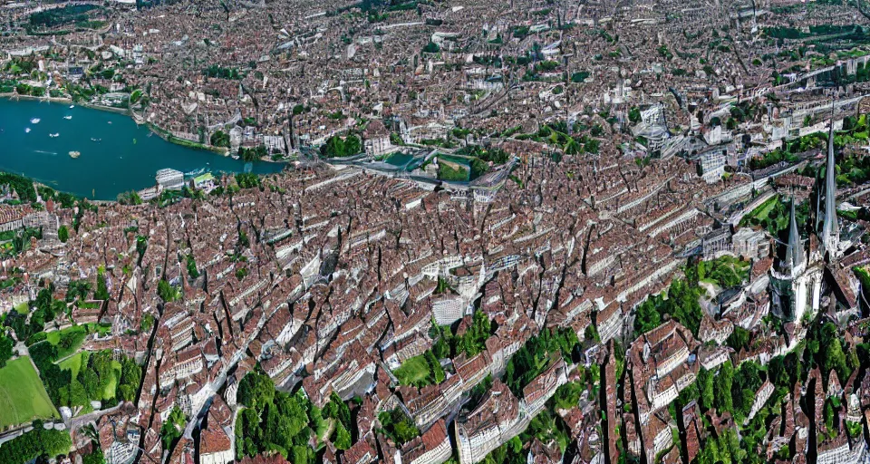 Image similar to aerial photography city bern