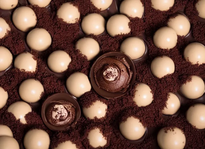 Prompt: photo still of in a ball pit filled with chocolate pudding!!!!!!!! at age 4 6 years old 4 6 years of age!!!!!!!! hiding from parents, 8 k, 8 5 mm f 1. 8, studio lighting, rim light, right side key light