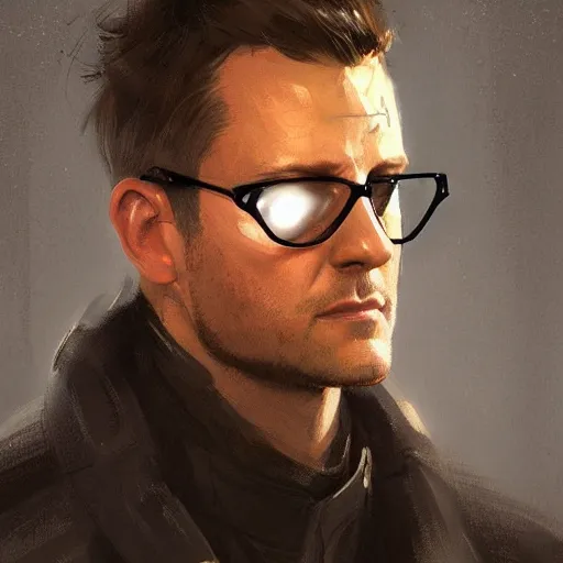 Image similar to portrait of a man by greg rutkowski, he looks like gabriel macht with black googles, wearing futuristic flying jacket, highly detailed portrait, scifi, digital painting, artstation, concept art, smooth, sharp foccus ilustration, artstation hq