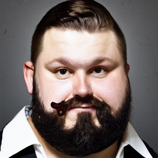 Image similar to fat bearded vlad savelyev