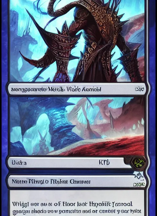 Image similar to magic the gathering card, 4 k, ultra high detailed