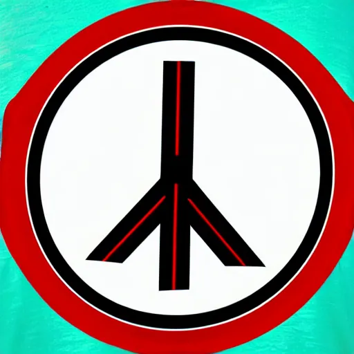 Image similar to futuristic peace sign