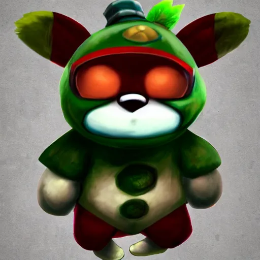 Image similar to Teemo from League of Legends