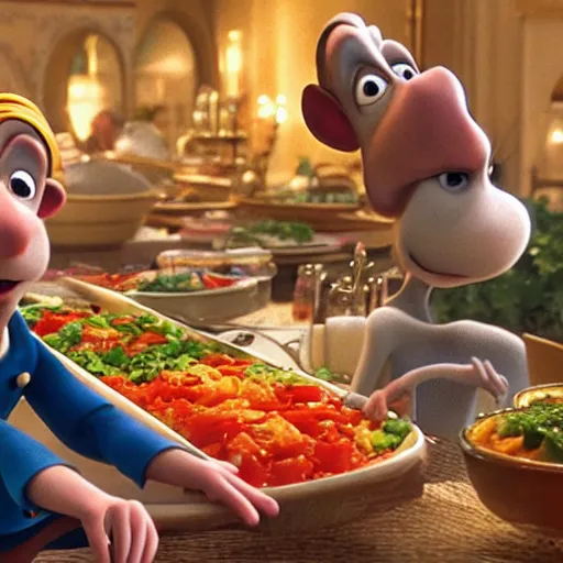 Prompt: ratatouille movie