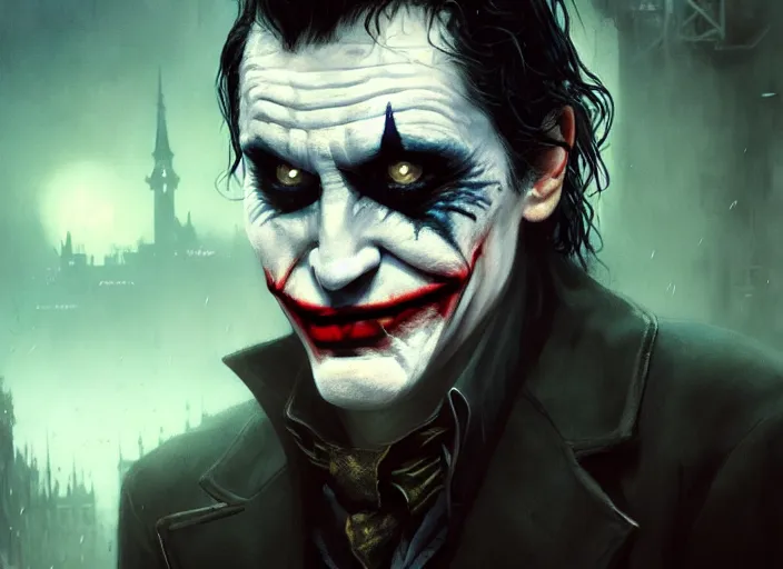 Prompt: highly detailed portrait of david dastmalchian as the joker, in batman : arkham asylum, stephen bliss, unreal engine, fantasy art by greg rutkowski, loish, rhads, ferdinand knab, makoto shinkai and lois van baarle, ilya kuvshinov, rossdraws, tom bagshaw, global illumination, radiant light, detailed and intricate environment