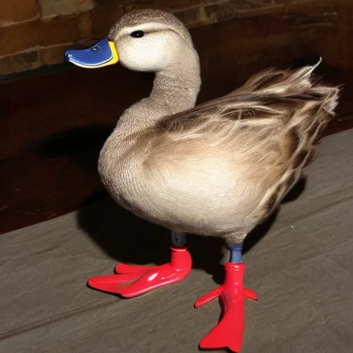 Image similar to duck with arms