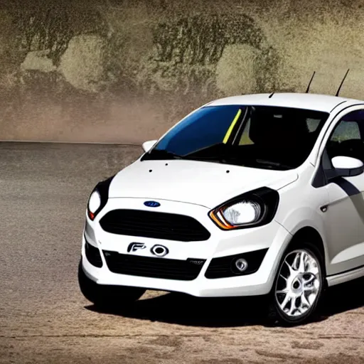 Prompt: a ford figo