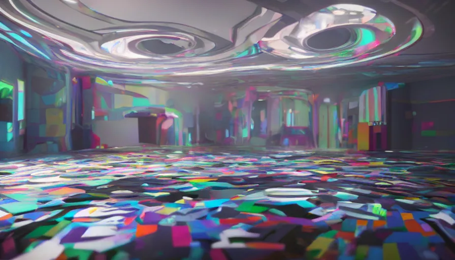 Prompt: of a colorful void, 8 k octane render, unreal 5