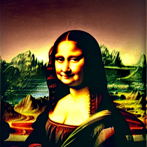 Prompt: Miss Piggy as the Mona Lisa painting by Leonardo da Vinci, ultra detailed, 8k ultrarealistic