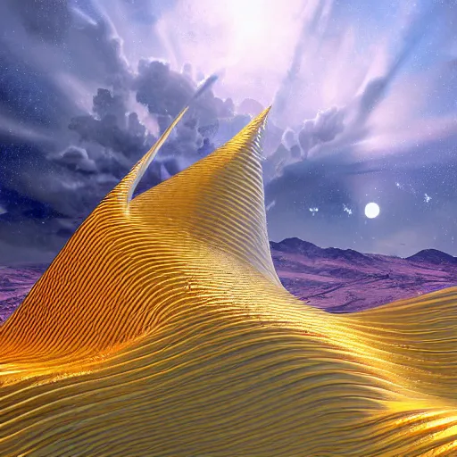 Image similar to futuristic landscape photprealism ultradetailed digital art, golden ratio, art canvas, award winning, masterpiece trending on artstation 8 k 1 5 0 mpx