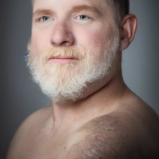 Prompt: portrait of Harrold, studio photography, ambient light with some fill lights