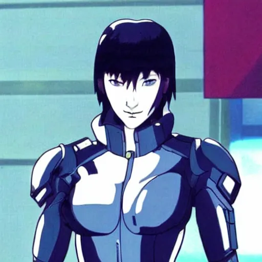 Image similar to cate blanchett as major kusanagi from ghost in the shell,anime,manga