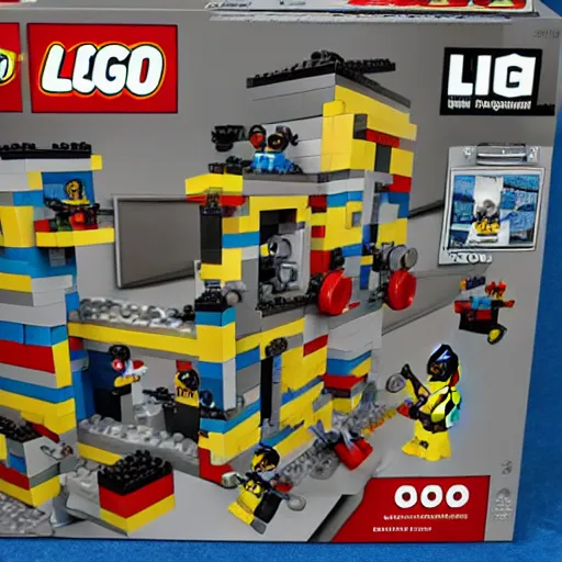 Prompt: Third Reich Lego box