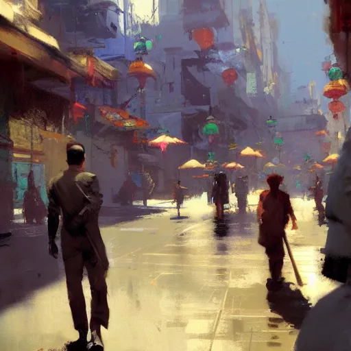 Image similar to chinatown, craig mullins