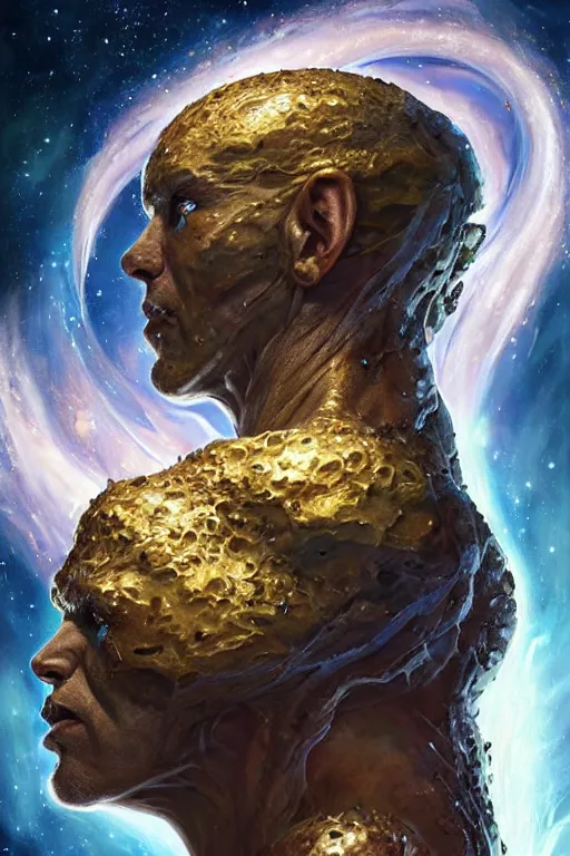 Prompt: beautiful oil painting with high detail of a wise Space ent(Melting) made of stars and plasma, hybrid from dungeons and dragons and art direction by James Cameron ;by artgerm; wayne reynolds art station; cinematic quality character render; low angle; ultra high quality model; production quality cinema model