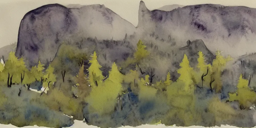 Image similar to outer wilds, watercolour