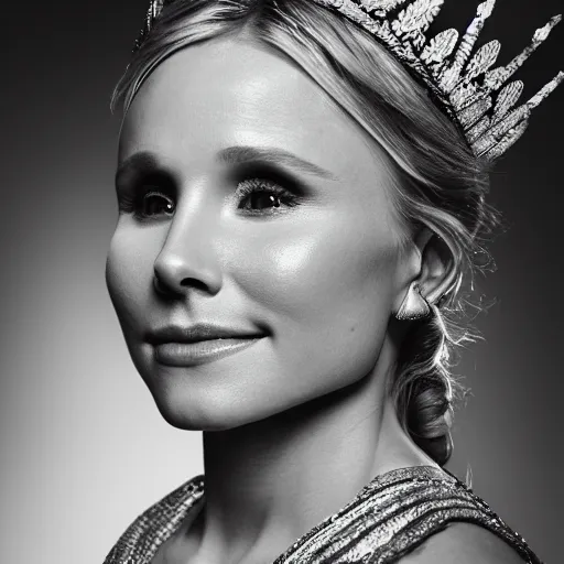 Prompt: Kristen Bell as a Greek Goddess, glowing, dramatic, Sony a7R IV, symmetric balance, polarizing filter, Photolab, Lightroom, 4K, Dolby Vision, Photography Award