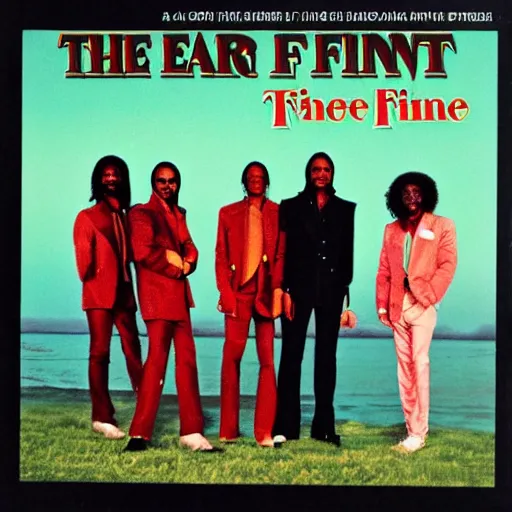 the cover to a 1 9 8 9 earth wind and fire album | Stable Diffusion ...