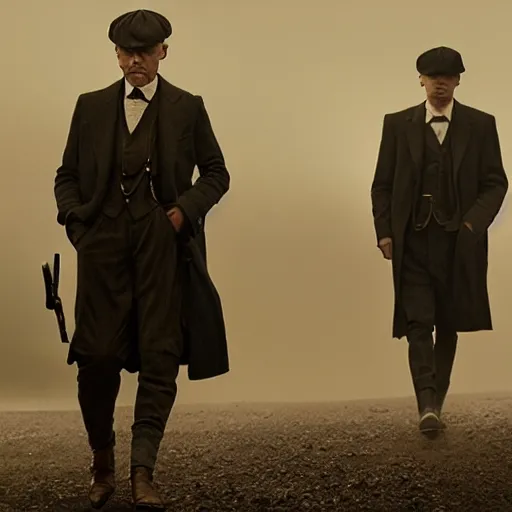 Image similar to Peaky Blinders, aspect ratio 21:9