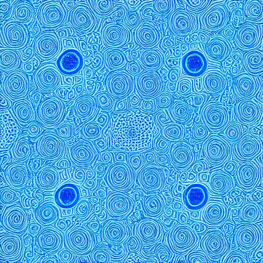 Prompt: blue energy, circular pattern, cgi, 8 k