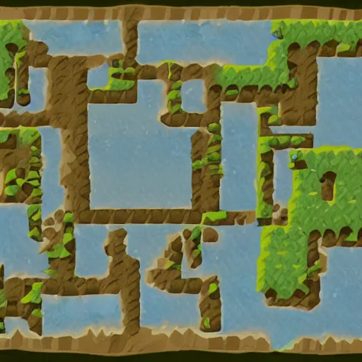 Prompt: a ground texture from the the legend of zelda : the wind waker