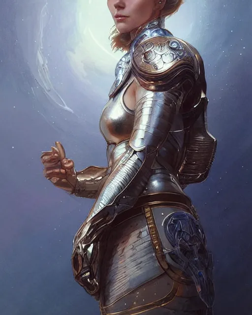 Prompt: portrait of viking, spacesuit, blue eyes, real life skin, intricate, elegant, highly detailed, artstation, concept art, smooth, sharp focus, art by artgerm and greg rutkowski and alphonse mucha