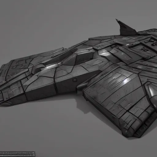 Image similar to hard surface, kitbashing component, based on realistic low poly convex shape, symmetric, unreal engine