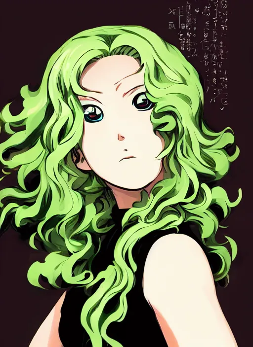 Image similar to A full portrait photo of tatsumaki one punch man, f/22, 35mm, 2700K, lighting, perfect faces, award winning photography.