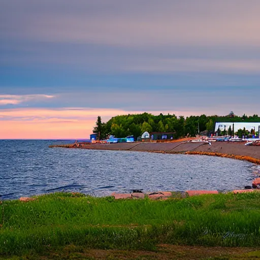 Prompt: grand marais, michigan