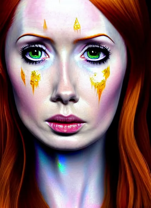 Image similar to Karen Gillan as the down-to-earth princess of sorrowful tears. ultra detailed painting at 16K resolution and amazingly epic visuals. epically beautiful image. amazing effect, image looks gorgeously crisp as far as it's visual fidelity goes, absolutely outstanding. vivid clarity. ultra. iridescent. mind-breaking. mega-beautiful pencil shadowing. beautiful face. Ultra High Definition. godly shading. amazingly crisp sharpness. photorealistic film cel processed twice..