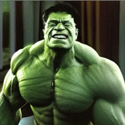 Image similar to joe biden as the hulk, award winning photo