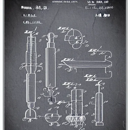 Image similar to patent for a strange new invention