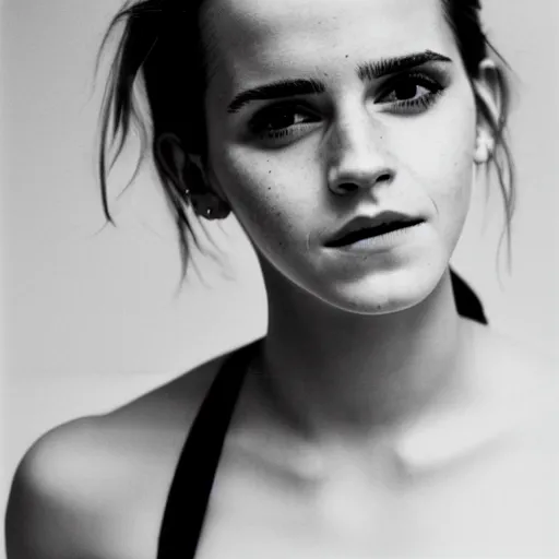 photo, close up, emma watson in a hi vis vest, chewing | Stable ...