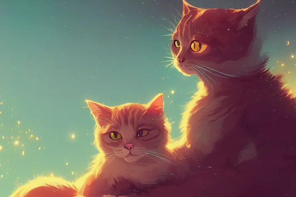 Image similar to beautiful render of cute cat, by victo ngai and andreas rocha and greg rutkowski, trending on artstation, unreal engine, 8 k hd wallpaperjpeg artifact, blur, artfact