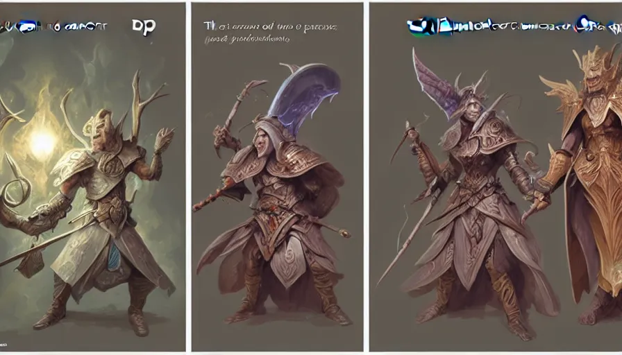 Image similar to the two complementary forces that make up all aspects and phenomena of life, by D&D Concept Artists