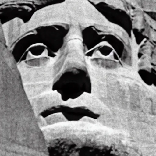 Prompt: a photo of mount rushmore after donald trump's face had been added. the photo clearly depicts the facial features of donald trump and his particular hair style carved into the stone at the mountain top, regal, pensive, powerful, just