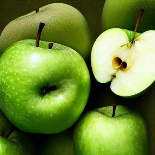 Image similar to a beautiful photo of a green apple